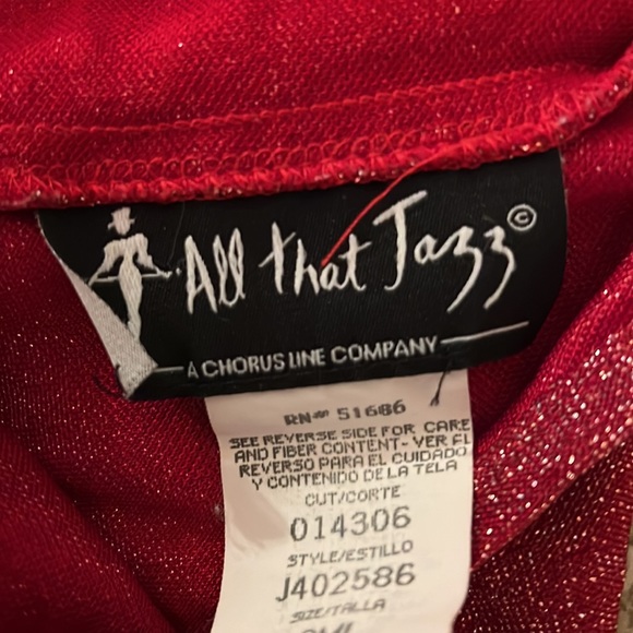 All That Jazz sparkly red dress, Small - Picture 2 of 3